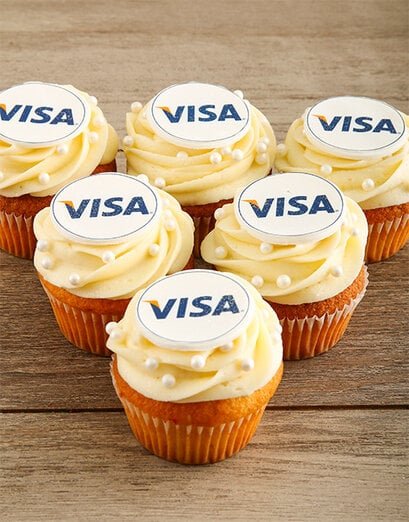 Vanilla Cupcakes with Your Logo - Product image