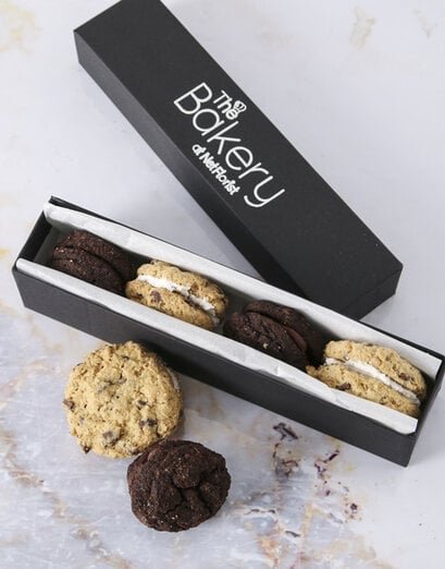 Chocolate Mix Cookie Sandwiches