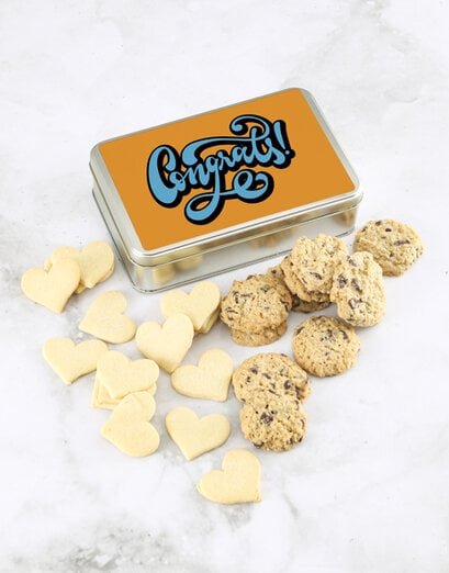Wonderful Congratulations Cookie Tin