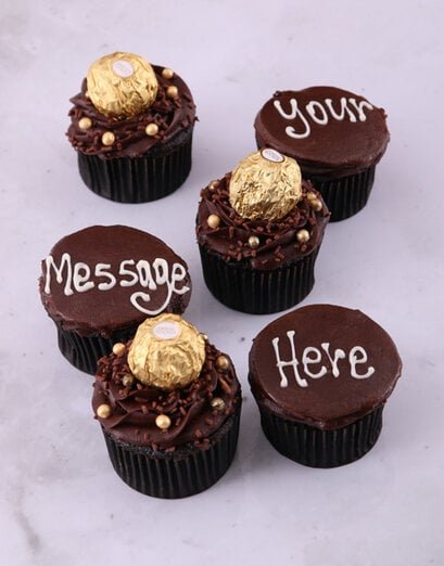 Glamorous In Gold Cupcakes