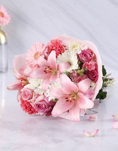 Pastel Flower Bouquet - Product image