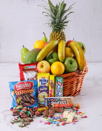 Fruits And Sweets Snack Basket - Product image