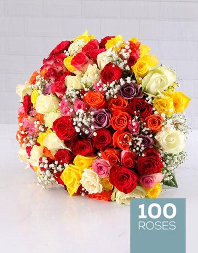 Summer Splash Rose Bouquet - Product image