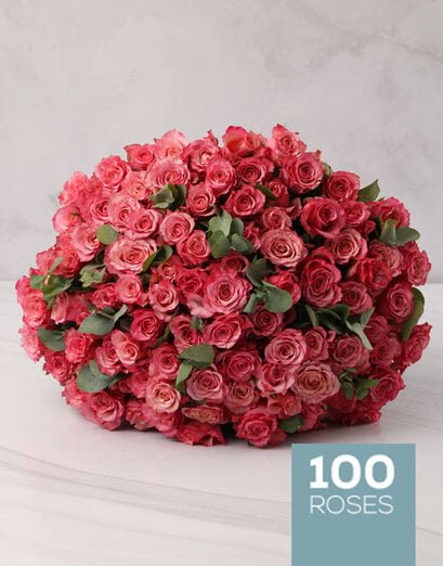 Luscious Pink Rose Bouquet - Product image