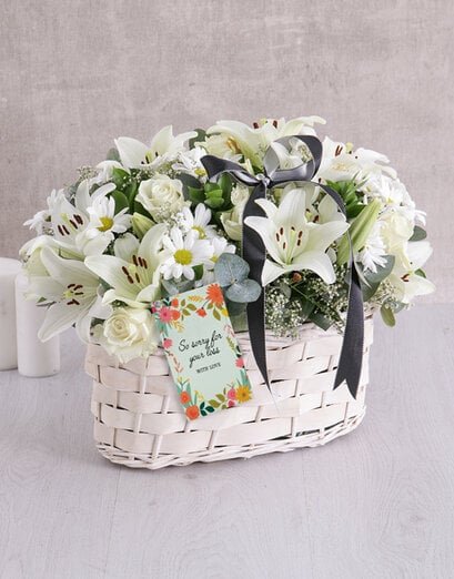 White Sympathy Basket - Product image