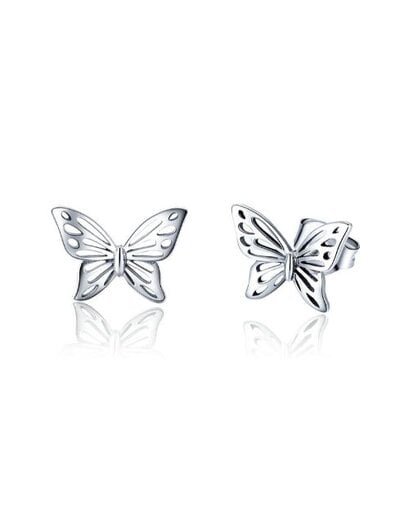 Butterfly Silver Studs