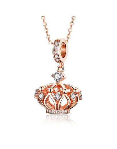 Rose Crown Dangle Charm - Product image