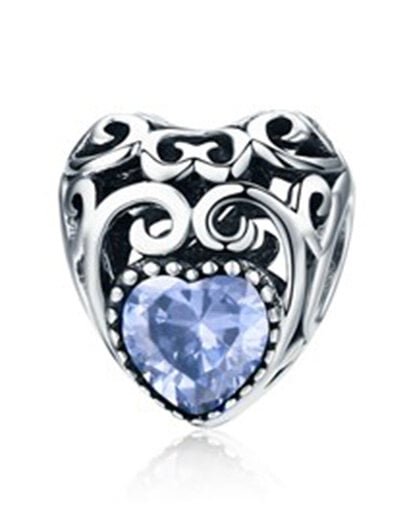 Blue Alexandrite June Birthstone Charm
