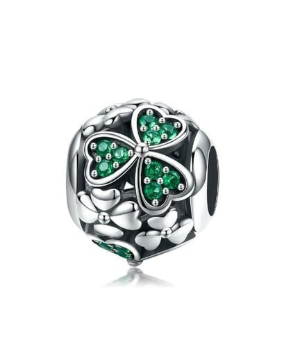 Green Clover Bead Charm - Product image