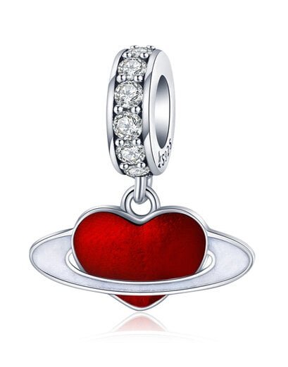 Planet Heart Dangle Charm - Product image