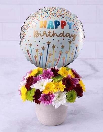 Mixed Sprays and Birthday Balloon - Product image