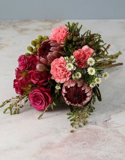 Wash Of Pink Protea Bouquet