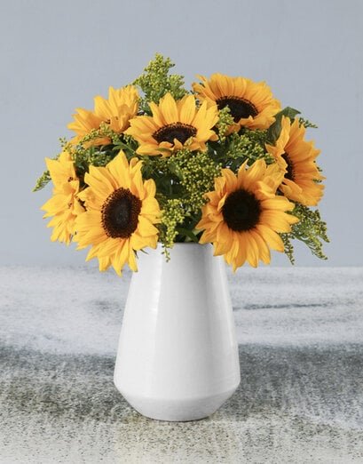 Simple Sophistication Sunflower Arrangement