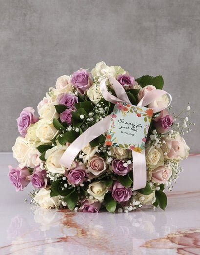 Meadow Mix Sympathy Bouquet - Product image