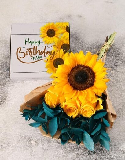 Spectacular Sunflower Bouquet