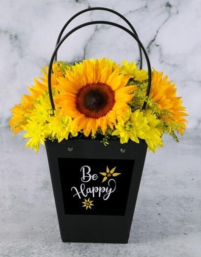 Brilliant Sunflowers In A Bag - Product image