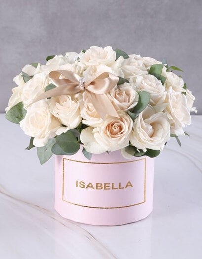 Pearly Rose Hatbox Surprise