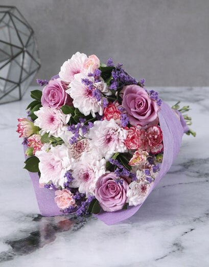 Delightful Purple Blooms Arrangement - Product image