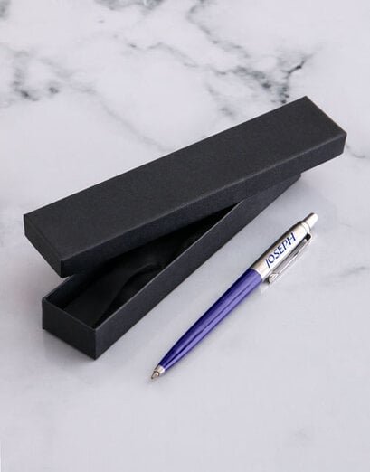 Personalised Parker Jotter Blue Pen