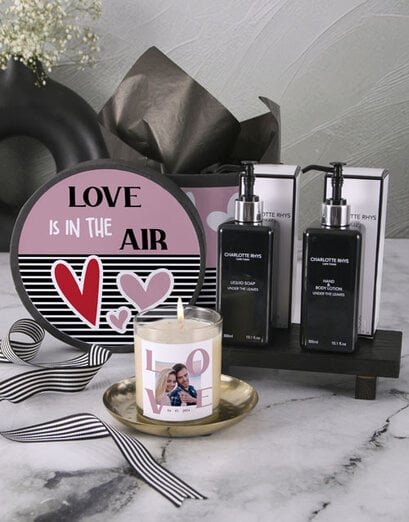 Personalised Love In The Air Bath Set - Product image