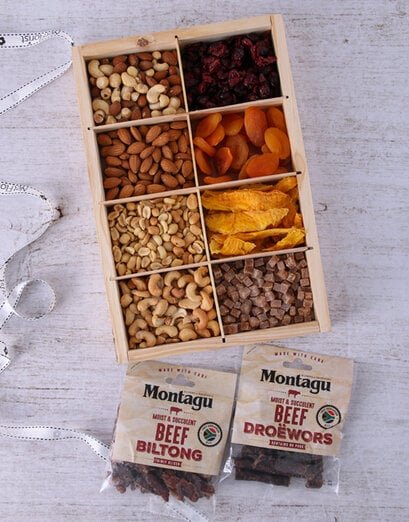 Fruity Nuts Assorted Wooden Crate