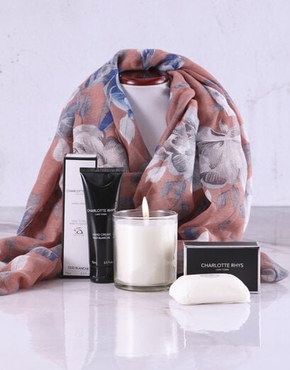 Floral Scarf With Charlotte Rhys Hamper