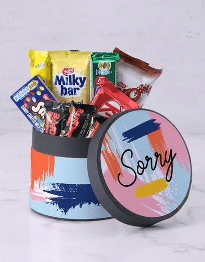 Abstract Sorry Hat Box - Product image