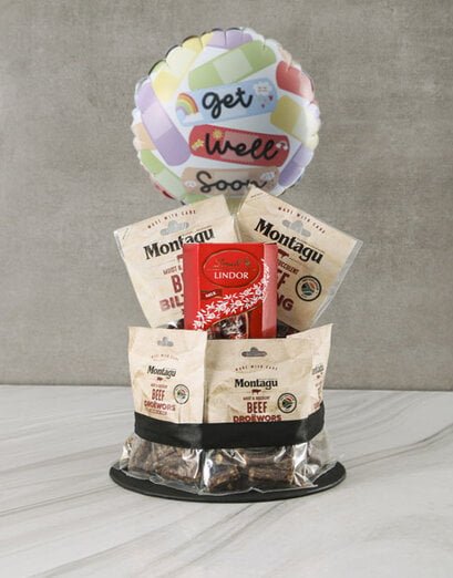 Get Well Soon Sunshine Biltong Cake