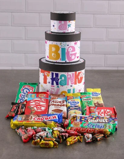 A Big Thank You Wrap Around Chocolate Tower Box - Product image