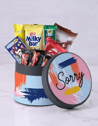 Abstract Sorry Hat Box - Product image