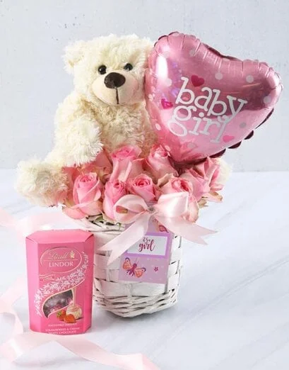 Baby Girl Fantasy Basket - Product image