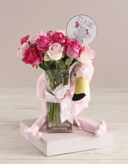 Baby Girl Welcome Arrangement - Product image