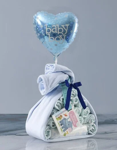 Beautiful Blue Nappy Stack - Product image