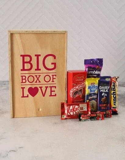 Big Box Of Love Chocolate Crate