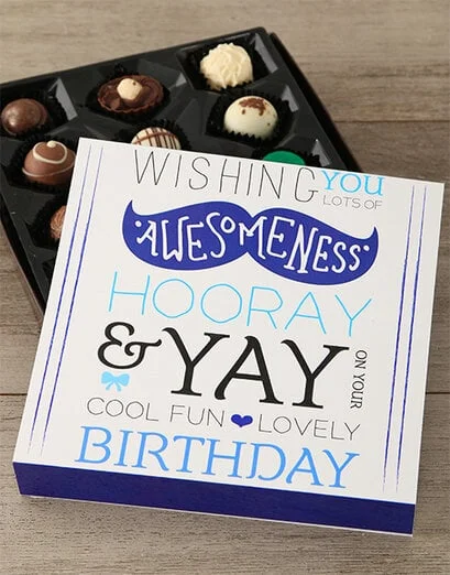 Birthday Wishes Chocolate Box - Product image