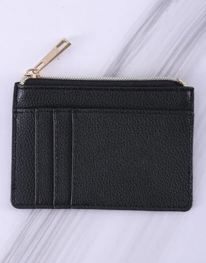 Black Pebblestone Card Holder - Product image