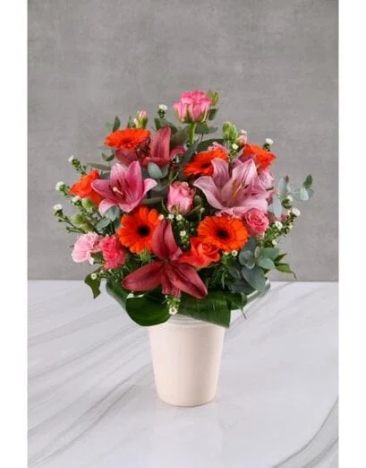 Blushing Beauty Mixed Arrangement - Product image