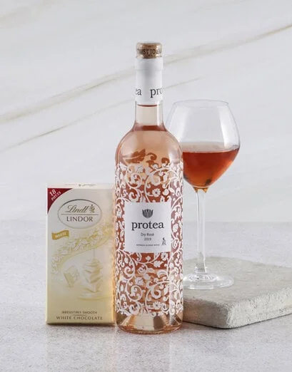 Blushing Wine and Lindt Choc Duo - Product image