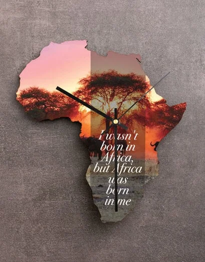 Born In Africa Clock - Product image