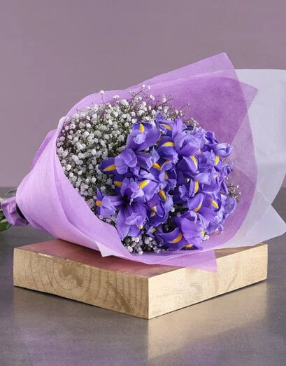 Bouquet of Blue Irises - Product image