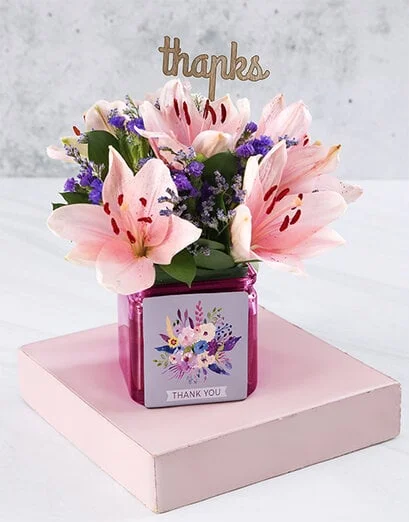 Breathtaking Thank You Lily Blossoms - Product image
