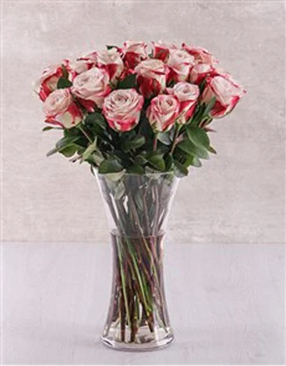 Candy Cane Rose Vase - Product image