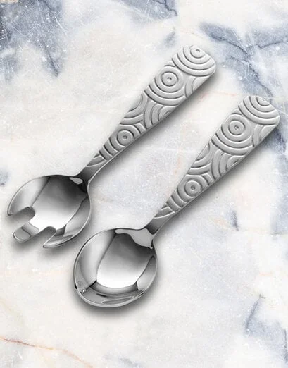 Carrol Boyes Salad Servers Small Stellar - Product image