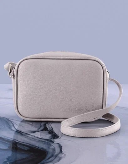 Cream Boxy Cross Body Bag