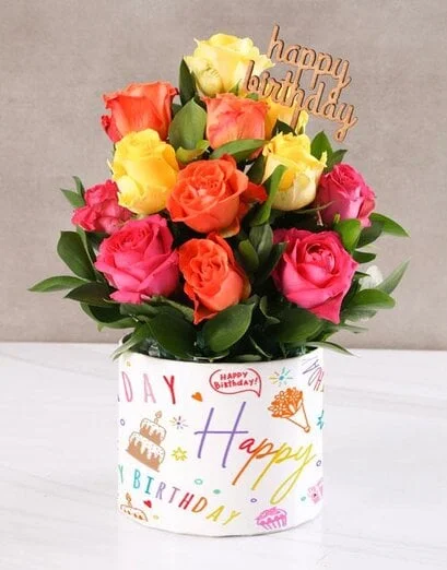 Crown Of Birthday Blooms - Product image