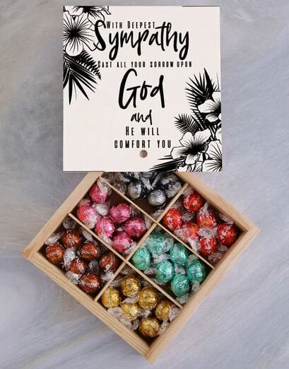 Deepest Sympathy Lindt Chocolate Box - Product image