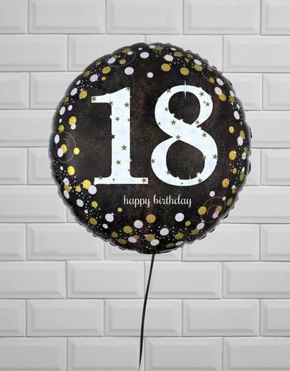 Ecstatic Eighteenth Birthday Balloon - Product image