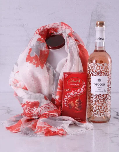 Fabulously Floral Scarf Hamper - Product image