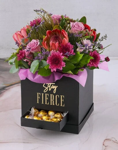 Fierce And Fabulous Proteas In Box - Product image