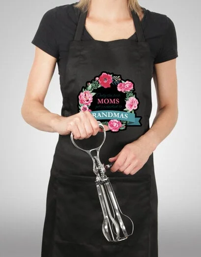 Floral Grandma Apron - Product image
